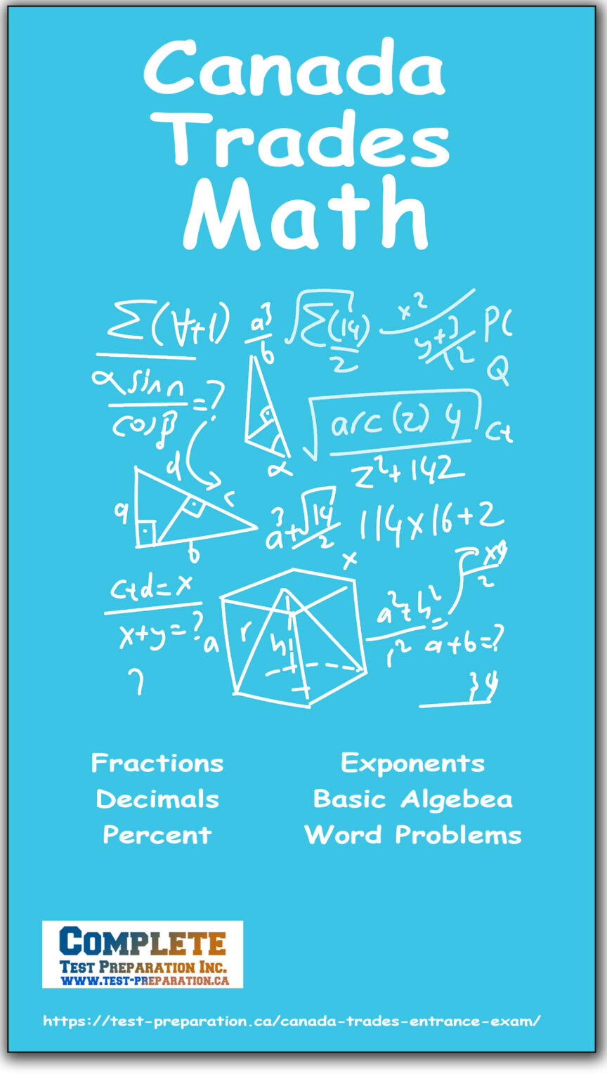 Canada Trades Pre-Apprenticeship Entrance Test
